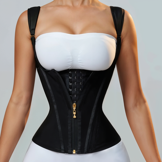 Snatching Double Compression Waist Trainer Corset with Bone